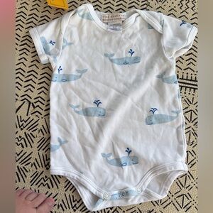 TBBC whale onesie, 6/12